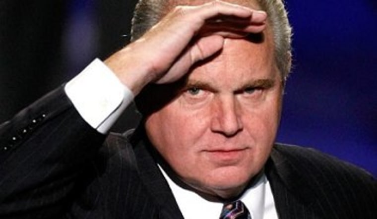 Limbaugh may notice trouble for his industry on the horizon.