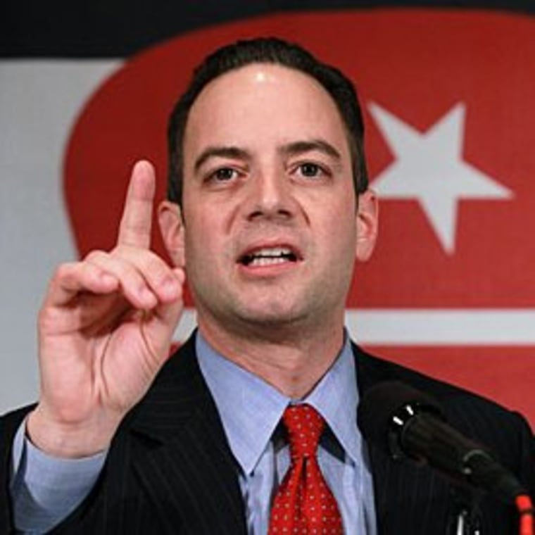 The RNC's Priebus seems to have forgotten what \"improving\" means.