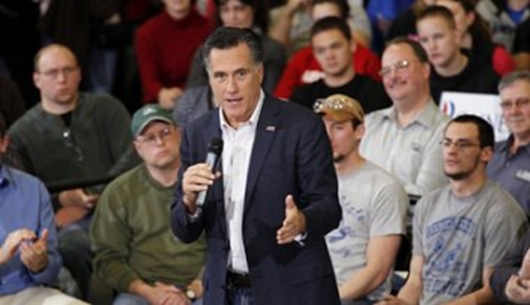Romney campaigns against student aid in Ohio.