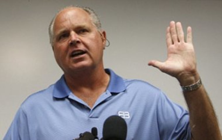 What passes for a Limbaugh apology