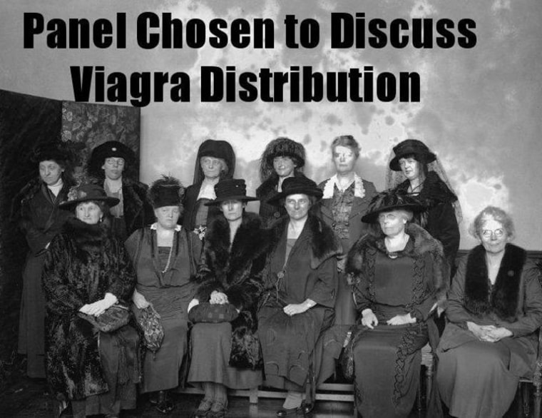 Just a suggestion: 'Panel Chosen to Discuss Viagra Distribution'