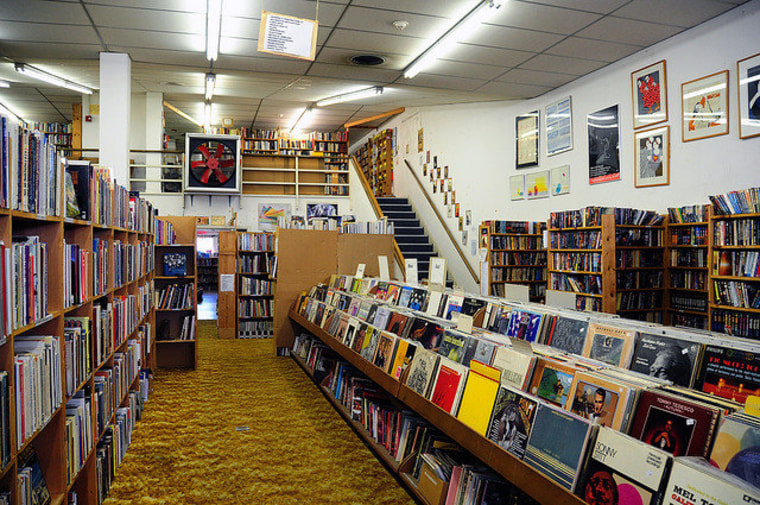 Recyled Books, Records and CDs in Denton, Texas
