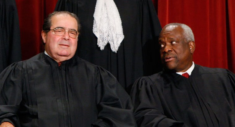 Dining out with Thomas and Scalia