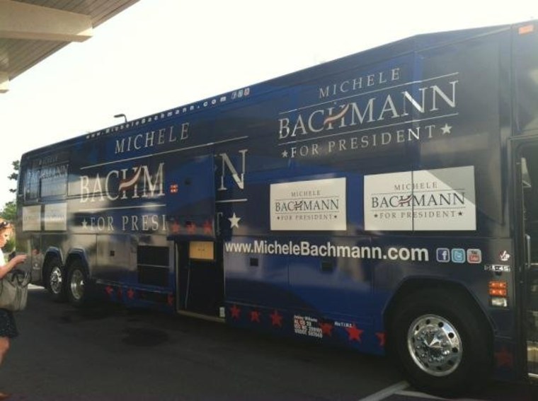 Michele Bachmann's campaign bus.