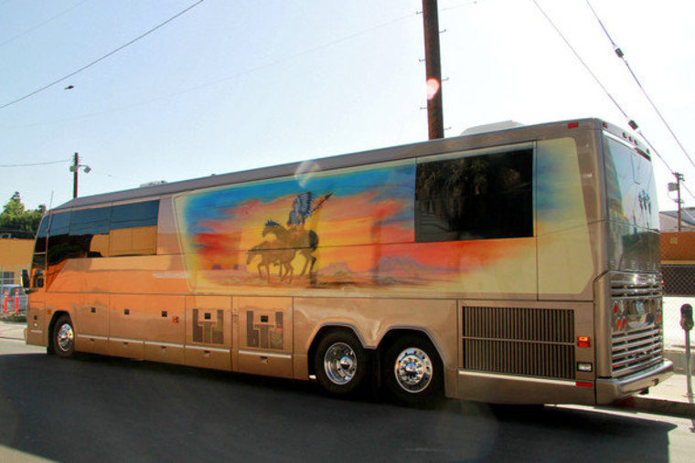 Every time I see a beautiful sunset, I think of Willie Nelson's tour bus.