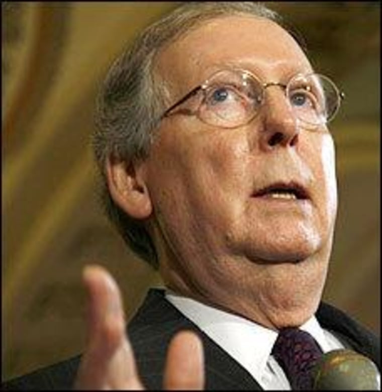 Mitch McConnell offers non-deal deal
