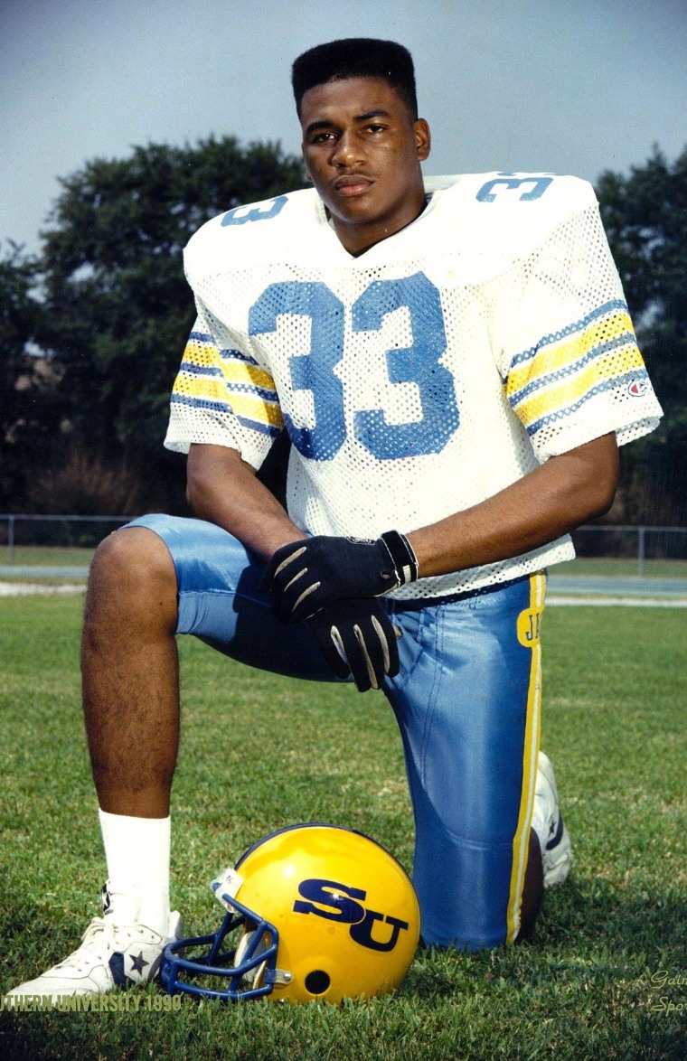 Clarence Aaron, in the early nineties.