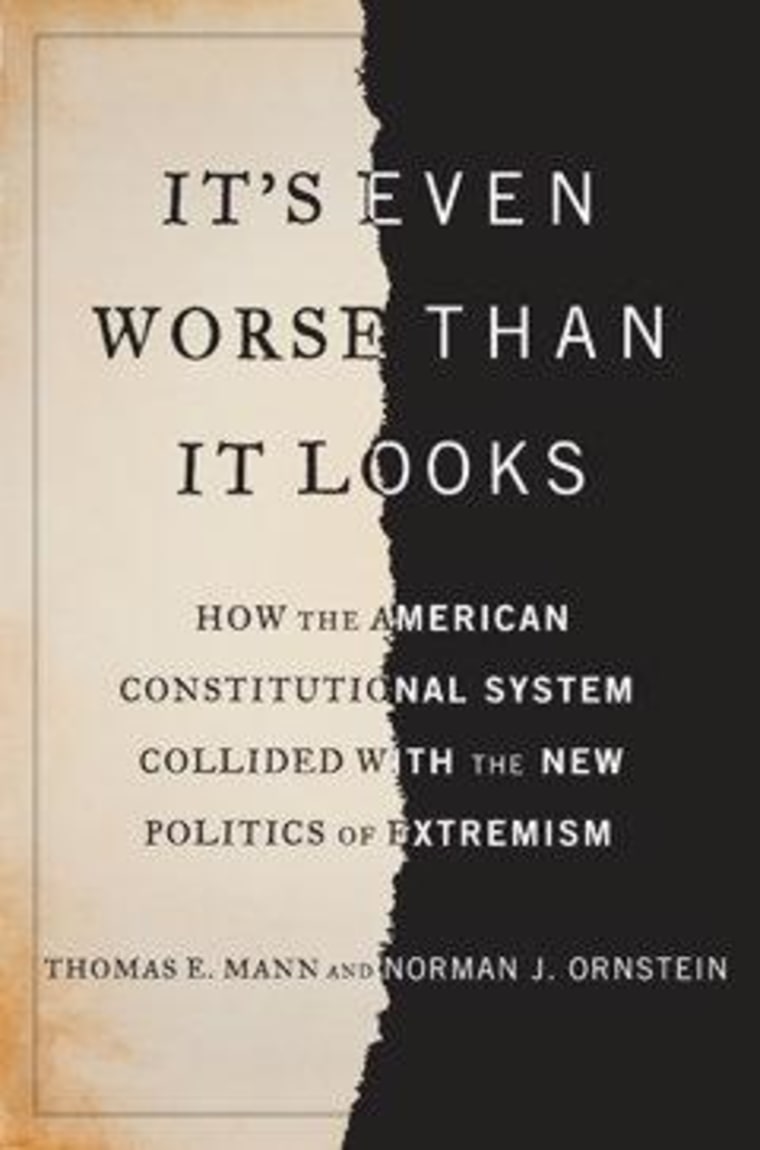 An excerpt from Thomas Mann & Norman Ornstein's \"It's Even Worse Than It Looks\"