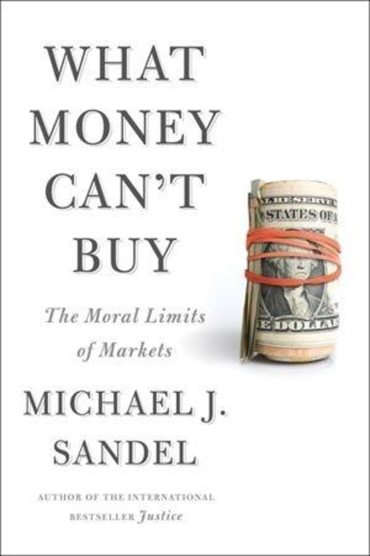 An excerpt from Michael Sandel's book \"What Money Can't Buy\"