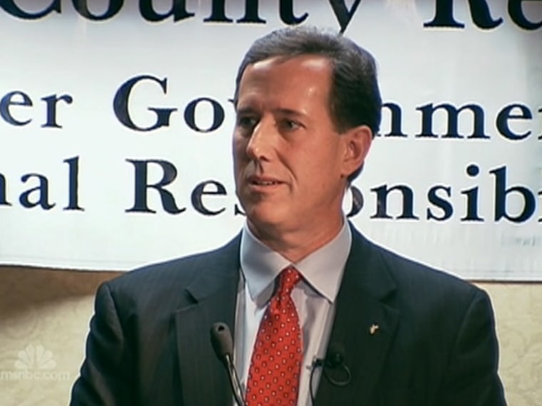 Washington Post says Santorum 'wrong man to be president'