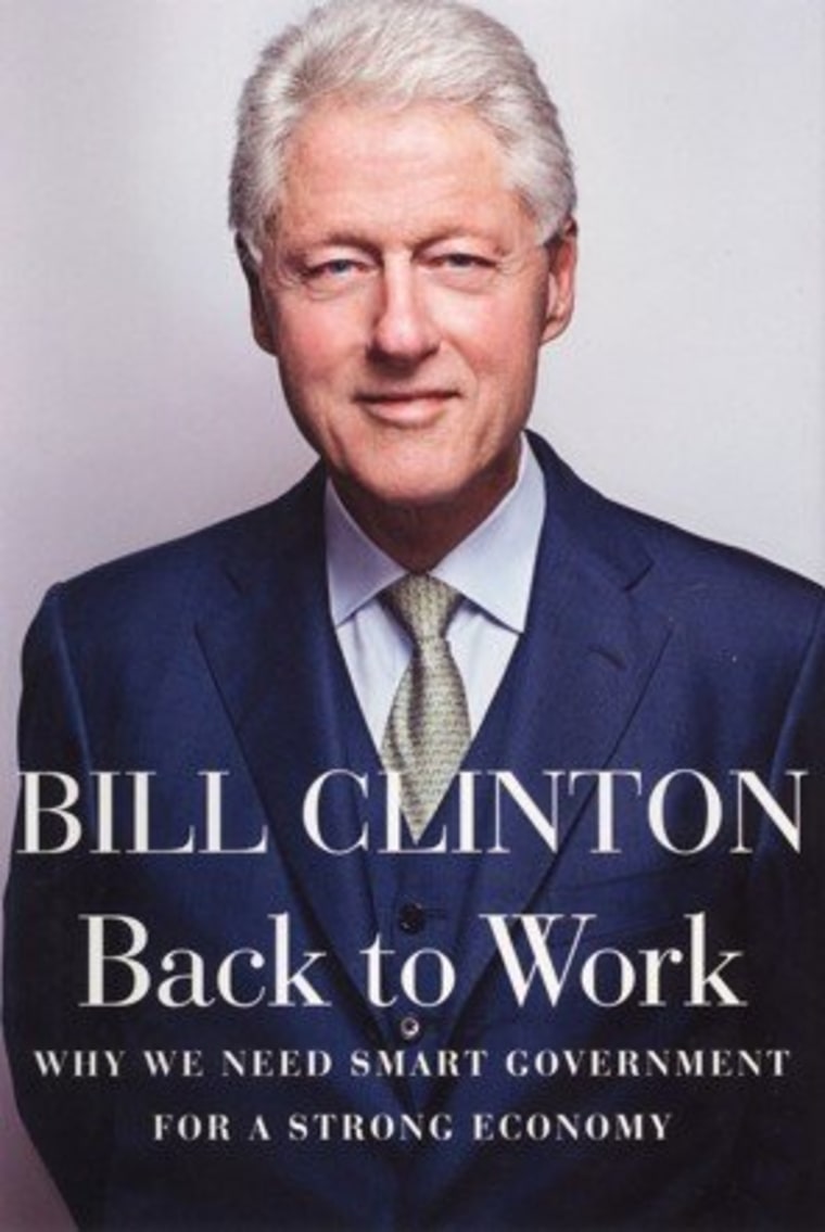 Audio excerpt for Bill Clinton's new book 'Back to Work'
