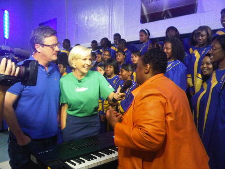Broadcast from Crenshaw High School: The day in twitpics
