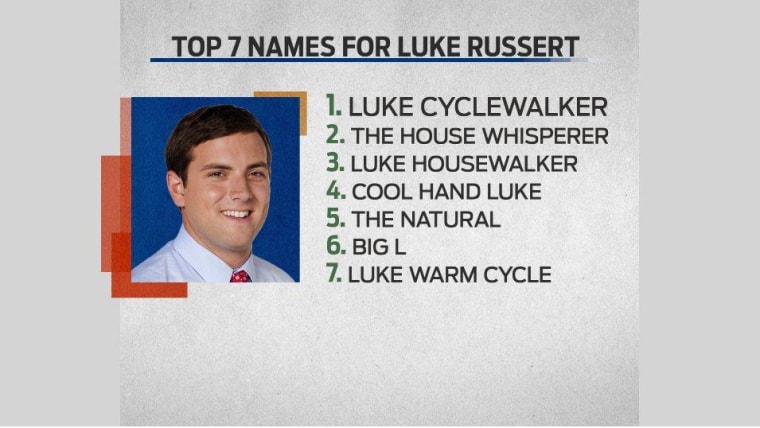 Luke Russert Gets His Own The Cycle Name