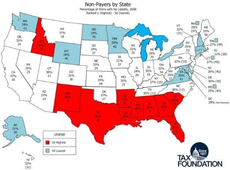 Map shows where the '47 percent' live