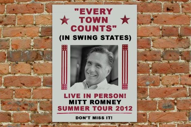 Romney bus tour stopping by swing states