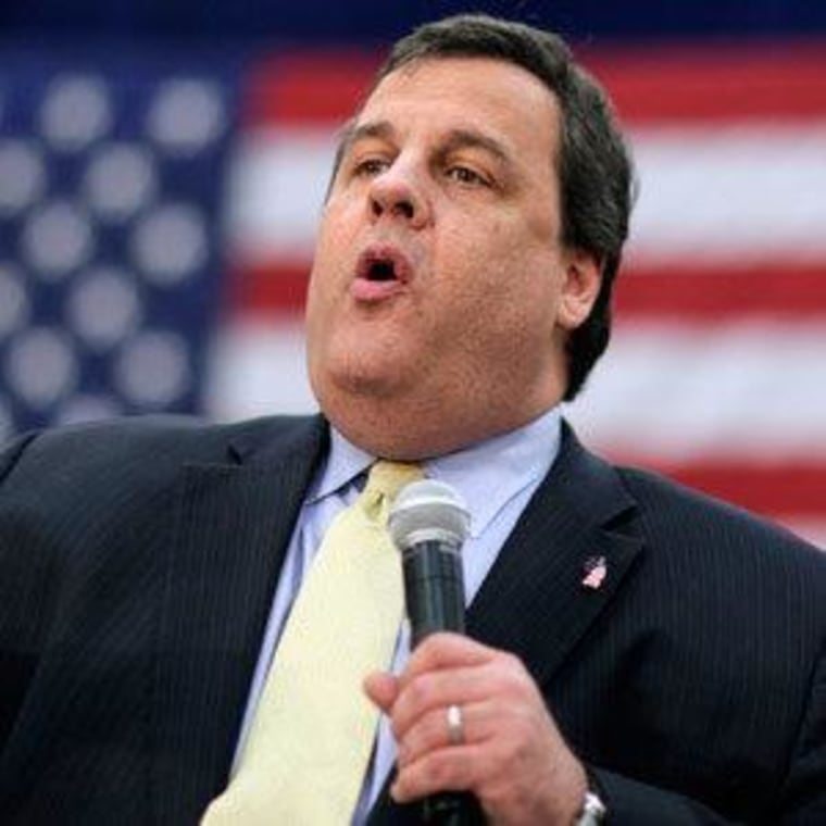 New Jersey Governor Chris Christie (file)