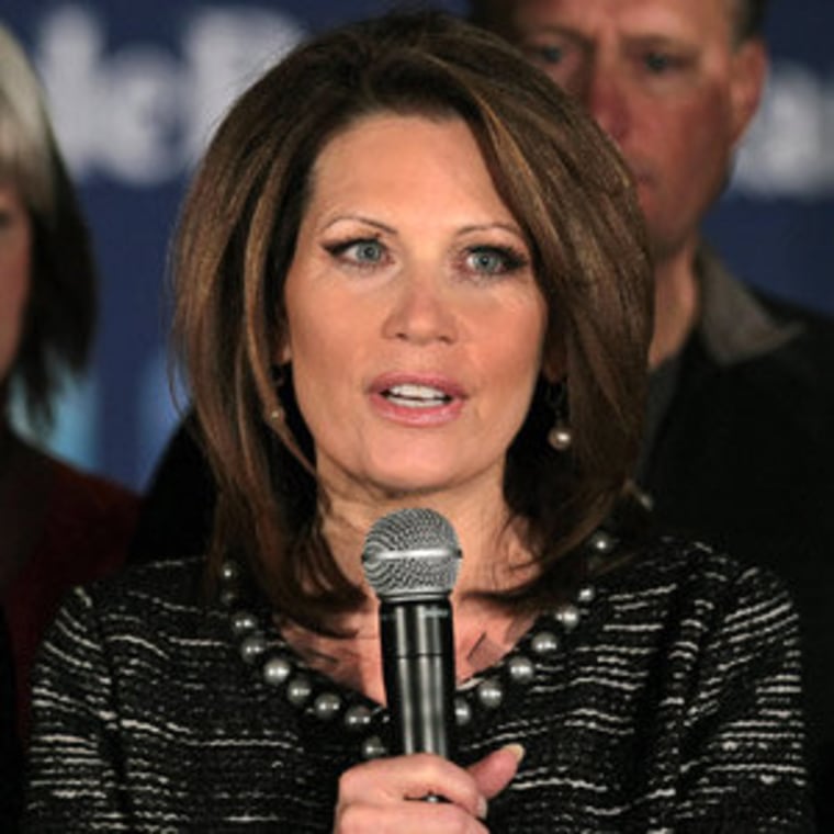 Rep. Michele Bachmann calling it quits in West Des Moines, Iowa on Wednesday.