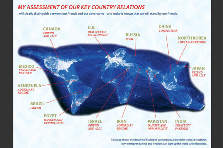 Herman Cain's foreign policy map