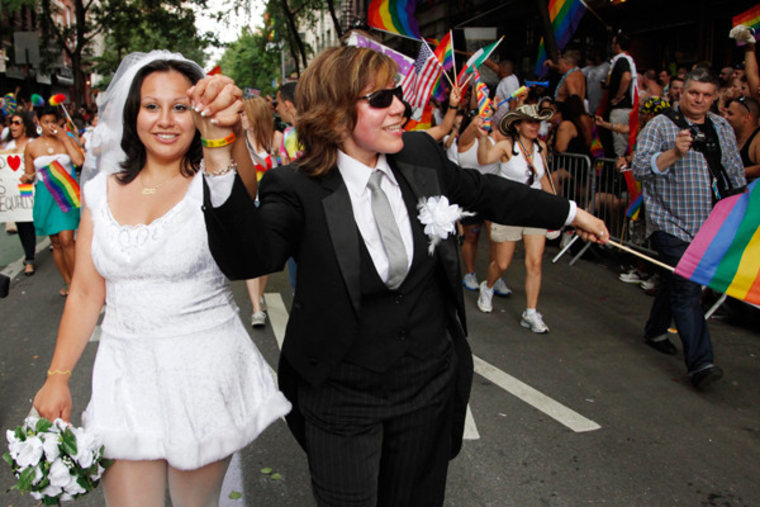 Pride parade meets marriage equality