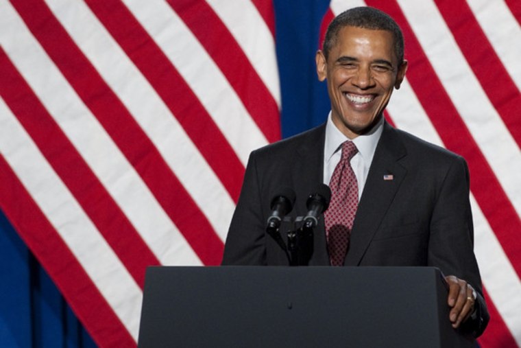 President Obama speaking at the DNC's LGBT Leadership Gala in New York on Thursday.