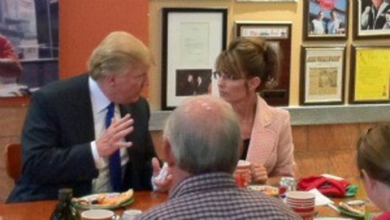 The Trump/Palin pizza summit