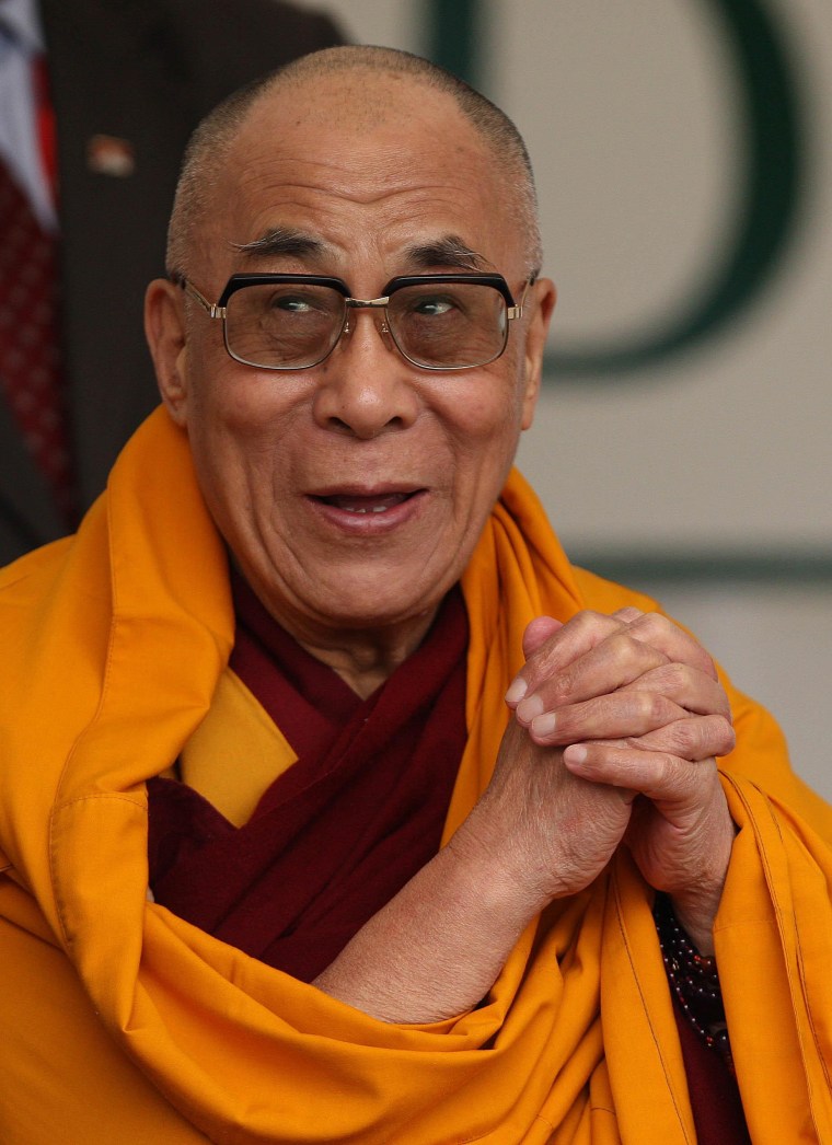 The Dalai Lama during his visit to Ireland in April 2011