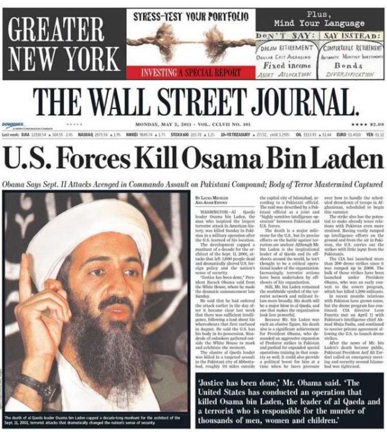 Bin Laden's Death: The Headlines