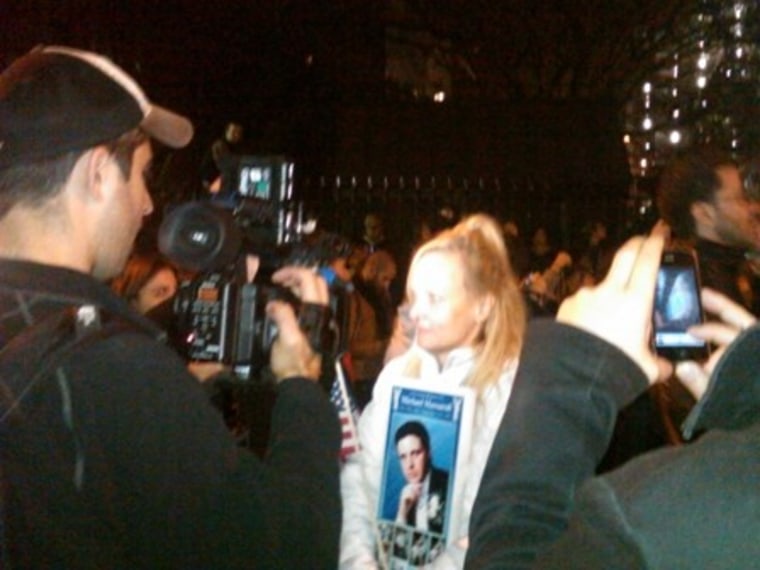 9/11 widow Diane Massaroli came down to Ground Zero after the President's speech.