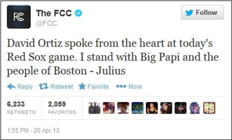 FCC unconcerned with Ortiz