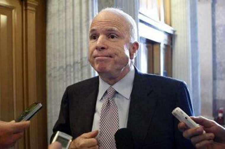 McCain avoids 'legitimate questions'