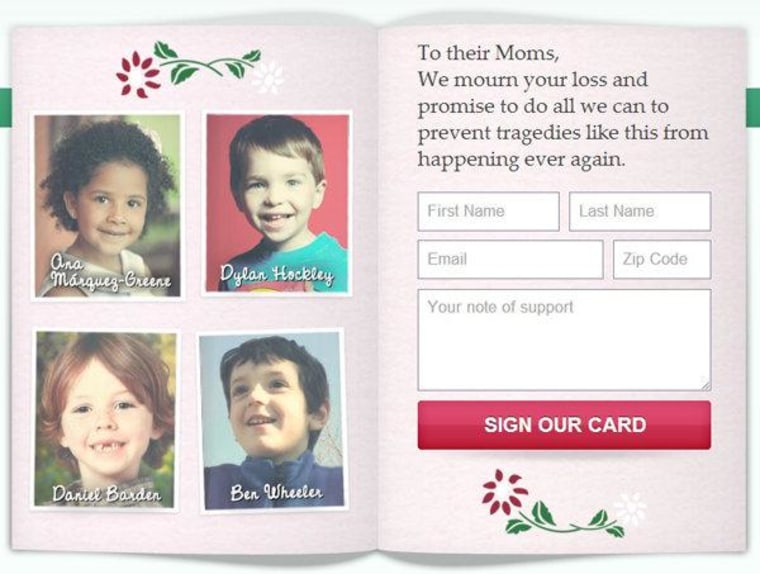 The Sandy Hook Promise Mother's Day Card
