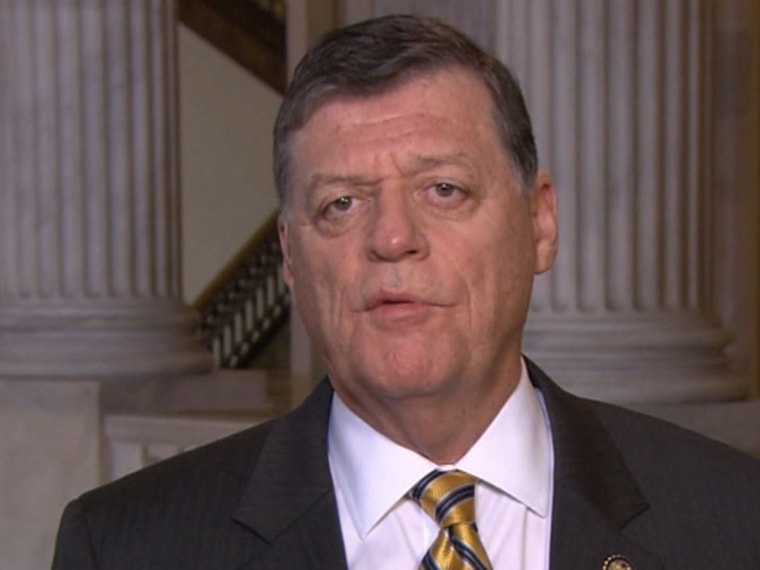 Rep. Tom Cole, R-Okla., talks with msnbc on Tuesday, Jan. 1, 2013 about the House's debate  on fiscal cliff talks