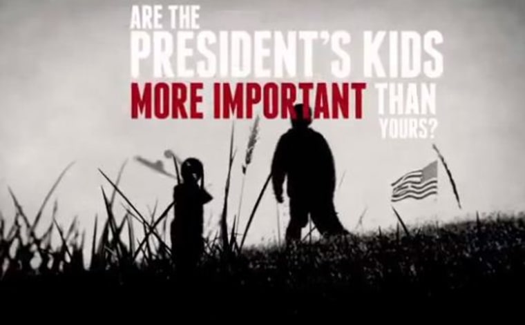 Screenshot from NRA ad