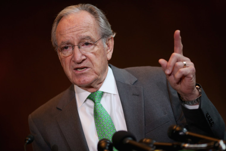 WASHINGTON, DC - DECEMBER 11:  Senate Health, Education, Labor and Pensions Chairman Tom Harkin (D-IA) speaks during a news conference about preserving Medicaid funding during the \"fiscal cliff\" negotiations at the Dirksen Senate Office Building on...