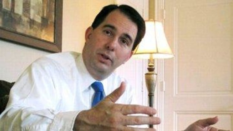 Wisconsin's Walker targets collective bargaining -- again