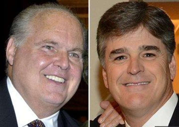 Limbaugh, Hannity appear poised to lose a whole lot of listeners