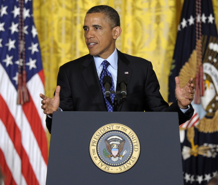 President Barack Obama announces the BRAIN, Brain Research through Advancing Innovative Neurotechnologies proposal, Tuesday, April 2, 2013, East Room of the White House in Washington. The president is asking Congress to spend $100 million next year to...