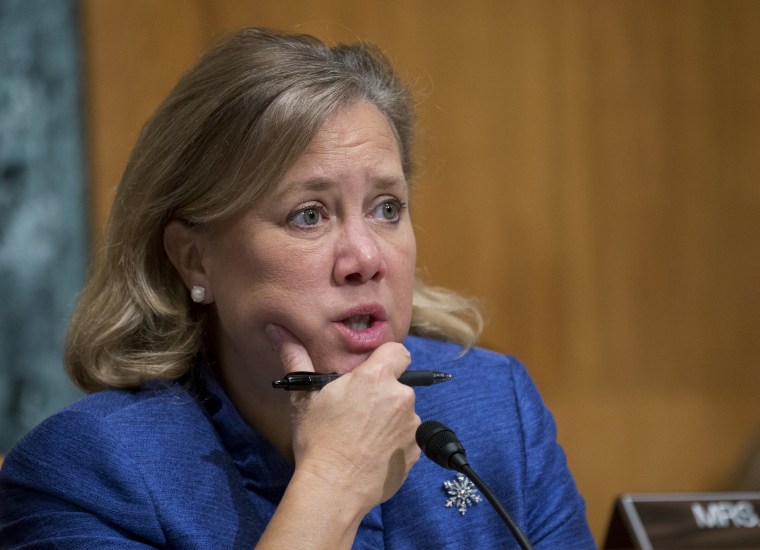 A new poll finds that voters are more likely to re-elect Democratic Sen. Mary Landrieu of Louisiana because of her “yes” vote on background checks for gun sales.(Photo by Manuel Balce Ceneta/AP)