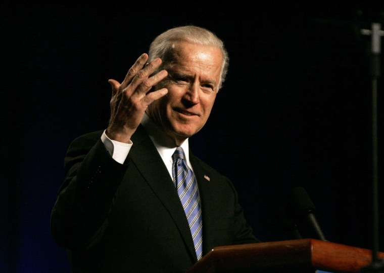 Vice President Joe Biden speaks during the South Carolina Democratic parties Jefferson Jackson Dinner Friday, May 3, 2013, in Columbia, SC. (AP Photo/Mary Ann Chastain)