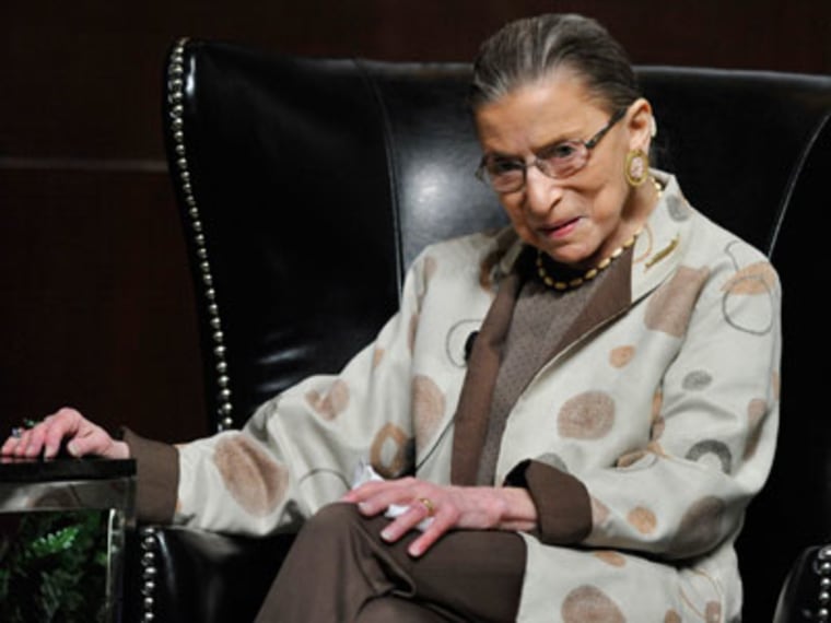 Supreme Court Justice Ruth Bader Ginsburg  on May 11, 2013. (Photo by Paul Beaty/AP)