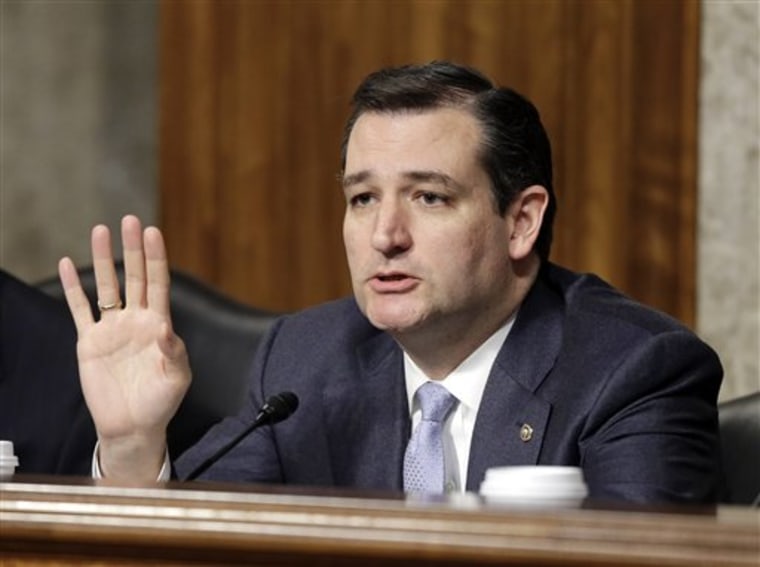 Sen. Ted Cruz has a new supporter in Congress for his suggestion we \"abolish the IRS.\"  (AP Photo/J. Scott Applewhite, File)