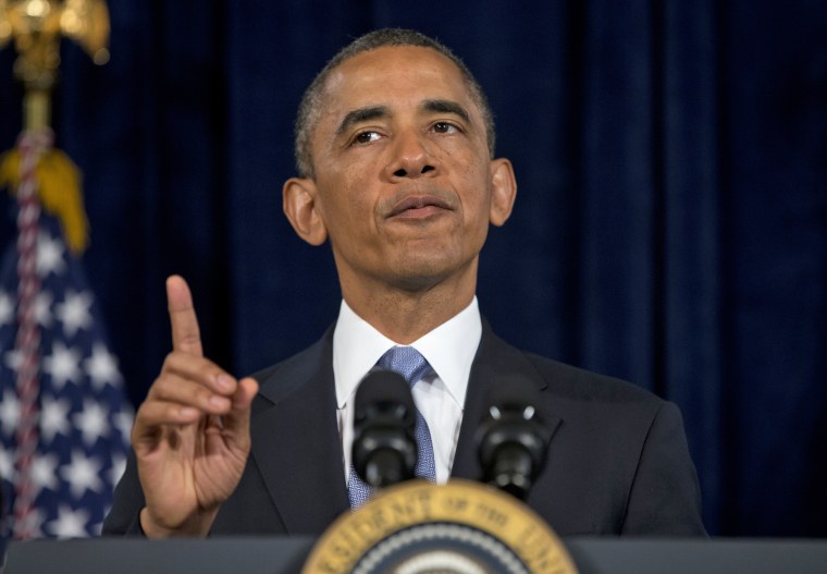 President Barack Obama gestures as he speaks in San Jose, Calif. , Friday, June 7, 2013. The president defended his government's secret surveillance, saying Congress has repeatedly authorized the collection of America's phone records and U.S. internet...