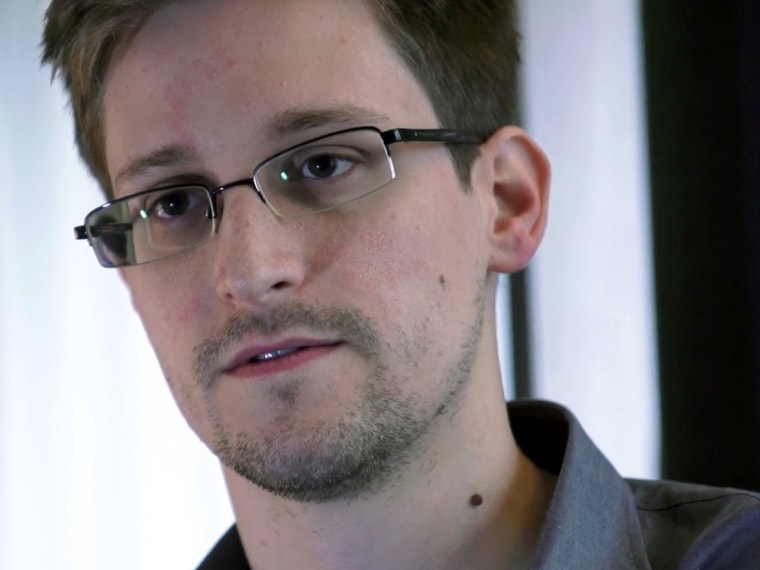 This photo provided by The Guardian Newspaper in London shows Edward Snowden (Photo by The Guardian/AP)