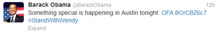 Obama tweet