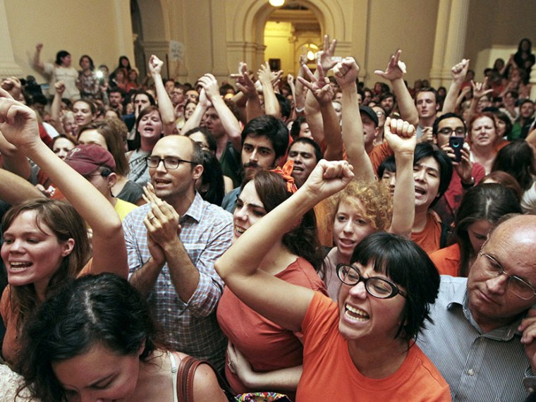 Texas Legislature Gavels In As Protesters Rally Against Abortion Bill