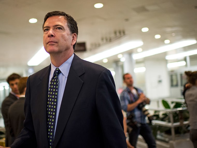 James Comey, President Obama's nominee as the next director of the Federal Bureau of Investigation, walks through the Senate subway to the Capitol on Thursday, June 27, 2013. (Photo By Bill Clark/CQ Roll Call/Getty Images)