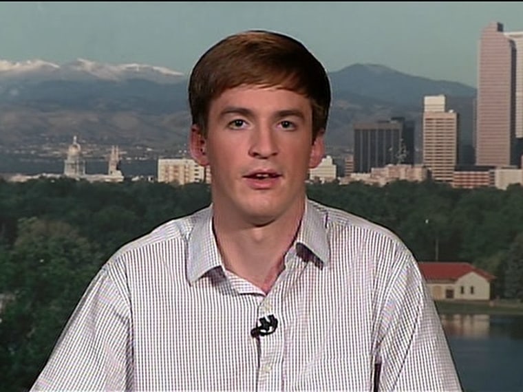 Stephen Barton, who survived the Colorado theater shooting one year ago, speaks with Chris Jansing July 19, 2013.