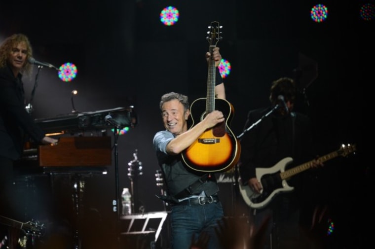 Bruce Springsteen performs in New York. (AFP PHOTO/DON EMMERTDON EMMERT/AFP/Getty Images)