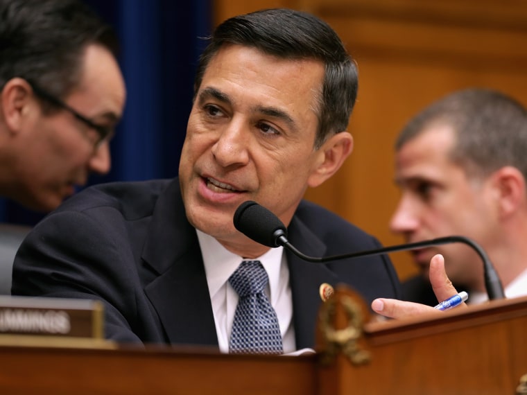 House Oversight and Government Reform Committee Committee Chairman Darrell Issa, R-Calif., argues that Washington played a role in the IRS scandal. (Photo by Chip Somodevilla/Getty Images)
