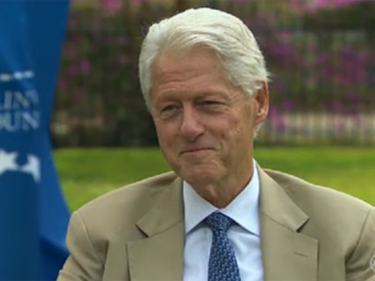 Former President Bill Clinton via CNN.